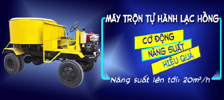 máy trộn tự hành lạc hồng