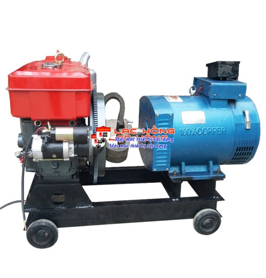 Máy phát điện đầu nổ D35 lắp củ phát 30kw 380V mát nước